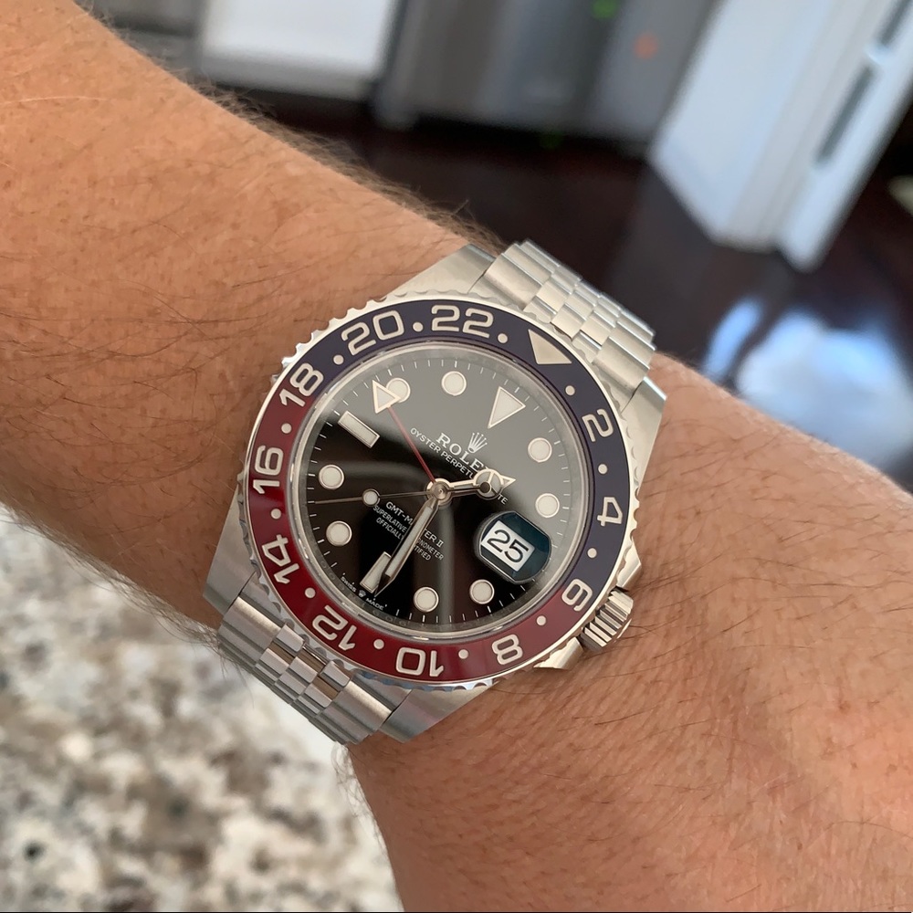 Rolex GMT Master II Pepsi 126710BLRO BRAND NEW, some seals, full set & warranty